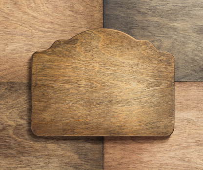 Wooden sign